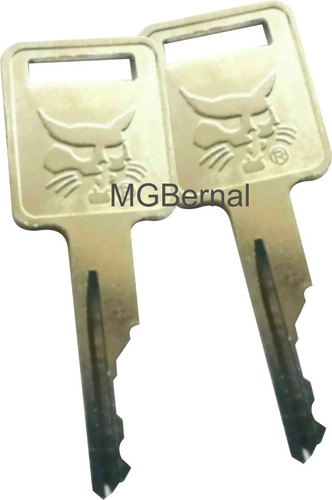 X2 Llave Bobcat Original Master Encendido Equipo Maquinaria