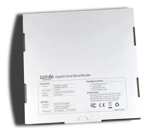 Router Dual Band Wifi 6 Ax1800