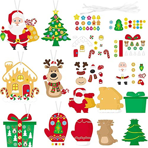 Kit De Manualidades Navideñas Niños - Adornos De Árb...