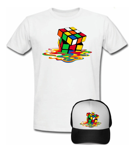 Camiseta Gorra Cubo Rubik Personalizada