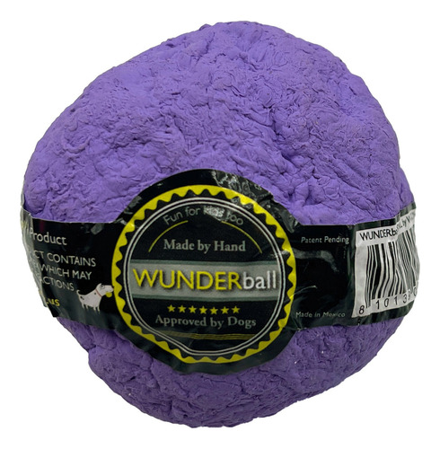 Wunderball Pelota P/perro Exgde 9 Cms Caucho Indestructible Color Lila