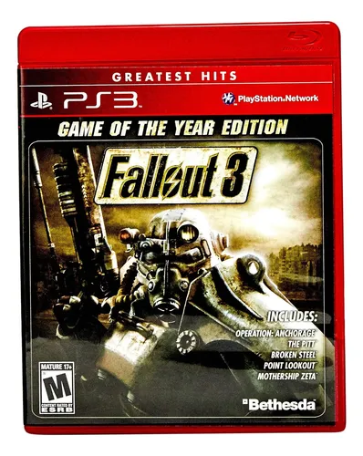 Fallout 3 - Edición Juego Del Año De Playstation 3