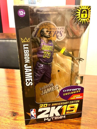 Lakers Lebron James Mcfarlane Nba 2k19 Nba Purpura Nueva Fig