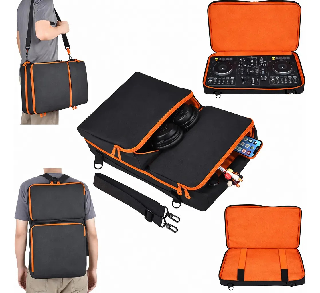 Bolsa De Transporte Para Controlador Dj, Estuche Protector Impermeable Con Correa Para Pioneer Ddj-400/200/ddj Flx4/flx5/ddj-rb/sb3/sb2, Traktor S2 Mk3, Roland Ddj 202, Hercules In