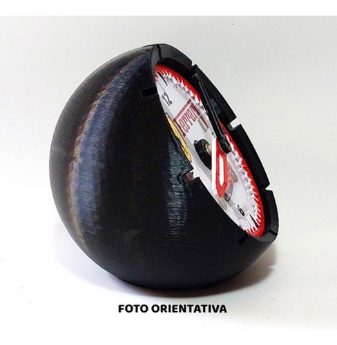 Reloj De Escritorio Impreso En 3d, Modelo Circuito Japon F1 Negro