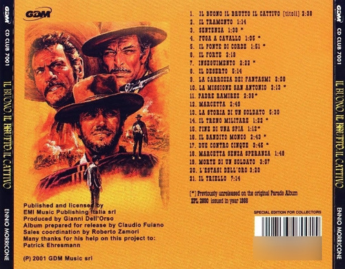 Cd Il Buono, Il Brutto, Il Cattivo (the Complete Original Mo Estándar