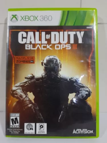 JOGO CALL OF DUTY BLACK OPS III XBOX 360 (USADO)