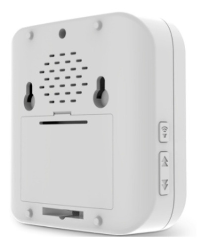 Campainha Sem Fio Preta Pilha Comfort Door