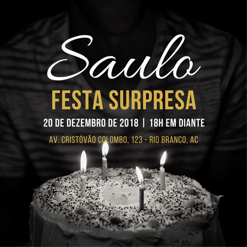 Imagem 3 de 10 de Convite Virtual Festa Aniversário Casamento Chá Revelação