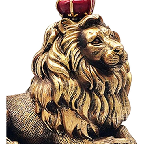 Estatua De León, Colección De Mesa, Tallas Decorativas De