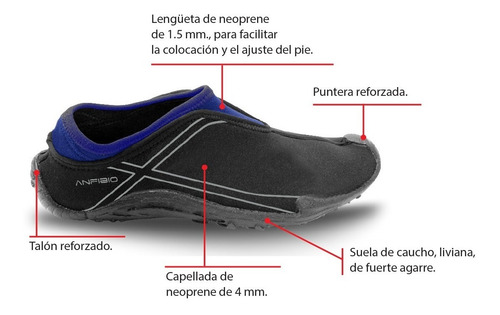 Imagen 3 de 7 de Calzado Zapatilla Neoprene Stx Anfibio I Kayak Náutica Playa