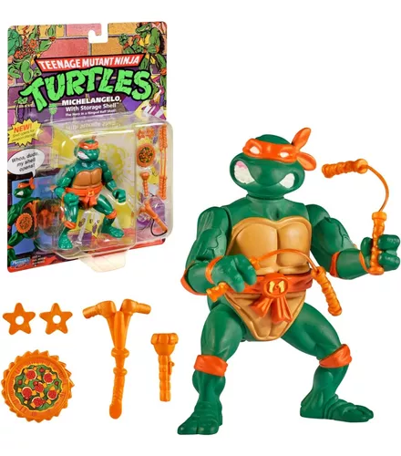 Figuras Tortugas Ninja Con Accesorios Original X Unidad