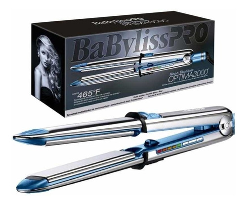 Plancha De Cabello Babylisspro Nano Titanium Óptima 3000 Bab