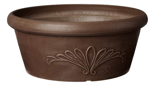 Maceta Poco Profunda Para Suculentas 25 Cm Color Chocolate