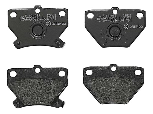 Balatas Traseras Toyota Corolla 1.8l L4 03-08 Brembo