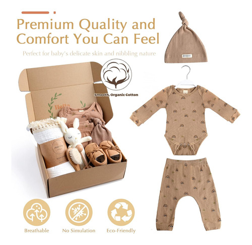 Meloom Set De Regalo Para Bebé, Caja De Regalo Unisex Para R
