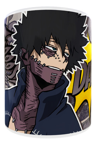 Taza My Hero Academia 11oz/325ml Marrón Oscuro Dabi