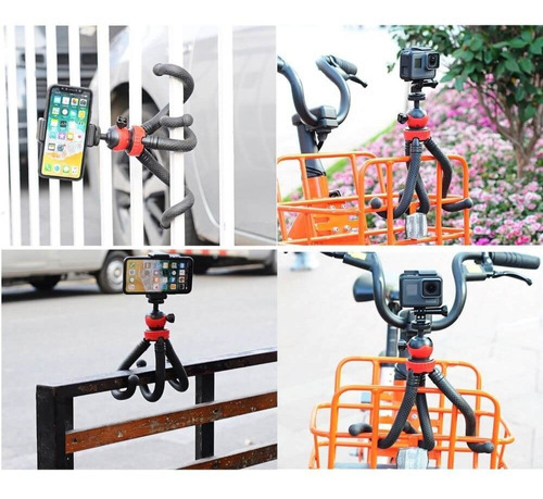 Tripé Flexível Gopro / Celular / Câmeras Compactas - Telesin