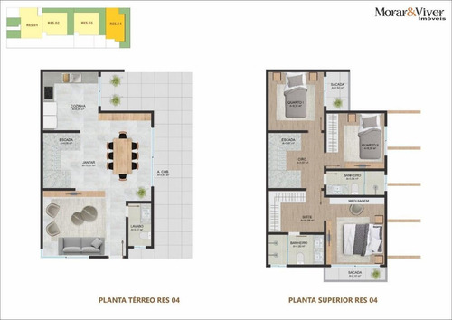 Imagem 3 de 15 de Casa Para Venda Em Curitiba, Jardim Das Américas, 3 Dormitórios, 1 Suíte, 3 Banheiros, 2 Vagas - Ctb3110_1-1983756