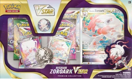 Pokémon Tcg: Hisuian Zoroark Vstar Colección Premium
