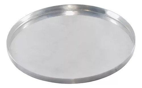 Forma Redonda Polida Tradicional Para Pizza De 30cm Aluminio