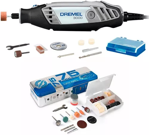 KIT DE HERRAMIENTAS Dremel 3000 15 accesorios + maletín DR 3000 JC