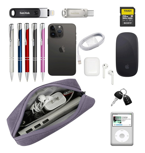 Caaordkso Bolsa De Organizador De Cables Pequeños, Vpr7x