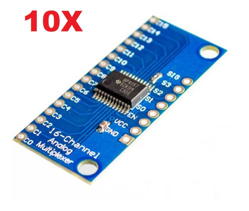 Imagem 2 de 4 de 10x Módulo Multiplexador 16 Portas Cd74hc4067 Hp4067