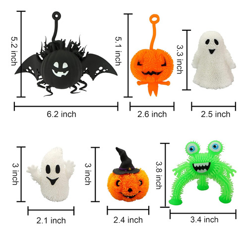 Joyin 9 Bolas Led Para Aliviar El Estrés De Halloween, Jugue