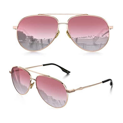 Gafas De Sol Luenx Aviator Para Mujeres Polarizadas - P3m2m