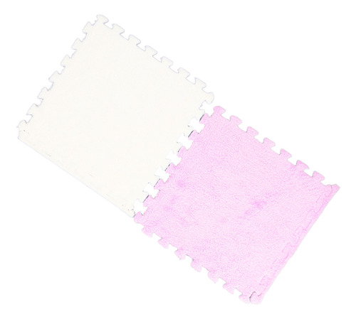 Alfombrilla De Felpa Gruesa Entrelazada, 10 Unidades, Espuma