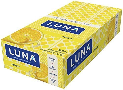 Luna Bar - Barra Libre De Gluten - Zest De Limón - (1.69 Onz