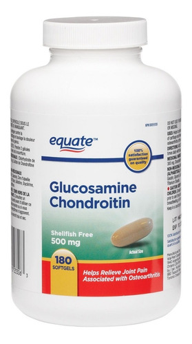 Glucosamina Condroitina 500mg -180 Cps. 2 X Dia Import. D