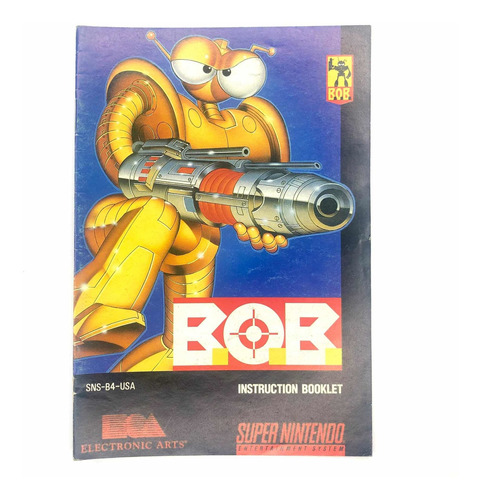 B.o.b. - Manual Original De Super Nintendo Ntsc
