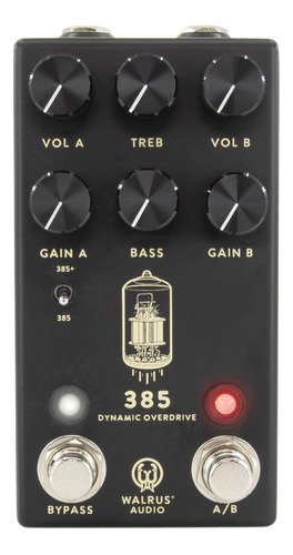 Walrus Audio 385 Overdrive Mkii, Negro