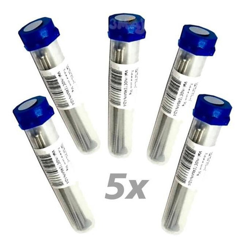 Imagem 4 de 6 de Kit 5 Varetas Salva Chips Dessolda Baixa Fusão Pci Smd 250g