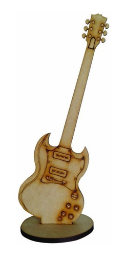 Figurita De Guitarra Gibson Recuerdo O De Centro De Mesa
