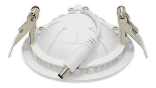 Imagen 5 de 10 de Panel Plantón Led Embutir 9w Redondo Cóncavo Calidad Premium