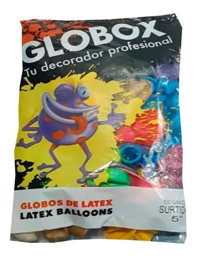 Paquete De 50 Globos Perlados De 5 Pulgadas 