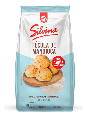 Fecula De Mandioca Silvina. Pack 10x900gr-directo De Fabrica