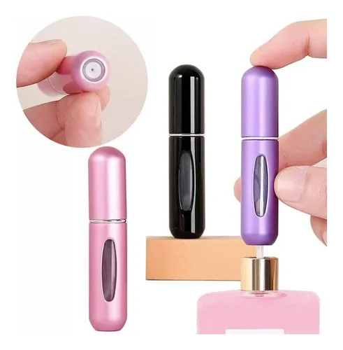 Perfumeros Recargables Muestra Perfume Frasco 5 Ml X50