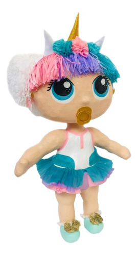 Imagen 1 de 1 de Piñata Lol Unicornio