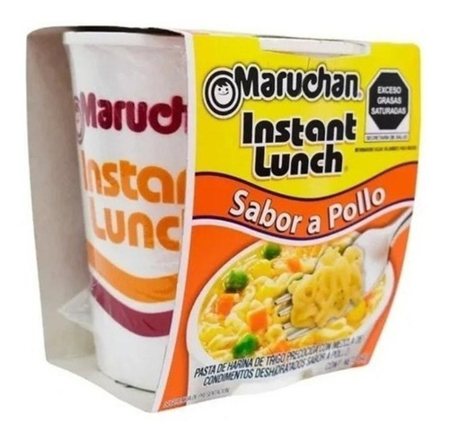 Ramen -maruchan- Cup Sabor Pollo 64 Grs.