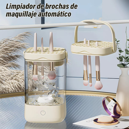 Limpiador Electrico Para Brochas De Maquillaje Automática