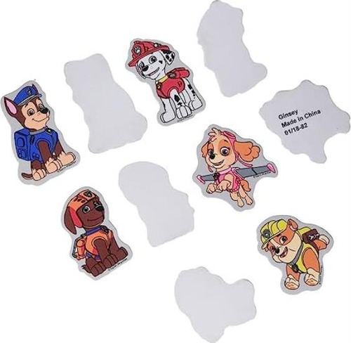 Nickelodeon Paw Patrol Adhesivos De Espuma Para Pared De Bañ