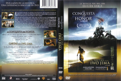 2 Dvd La Conquista Del Honor Cartas Desde Iwo Jima Ed. Espec