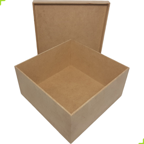 Kit 10 Caixa De Presente Mdf Lisa 20x20 Atacado