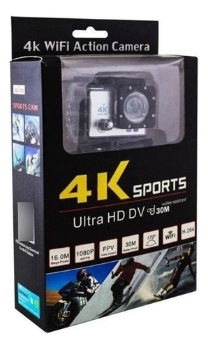 Câmera De Ação 4k Ultra Hd Sports Wi-fi Resistente Água 30m