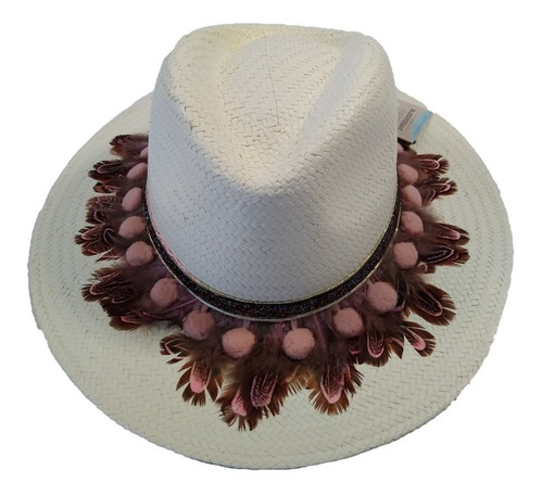 Sombrero Plumas Julia Simosastre