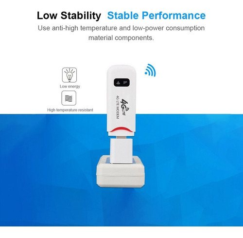 M 4g Portátil Mini Wifi Router Módem Usb 100mbps Lte Fdd Con